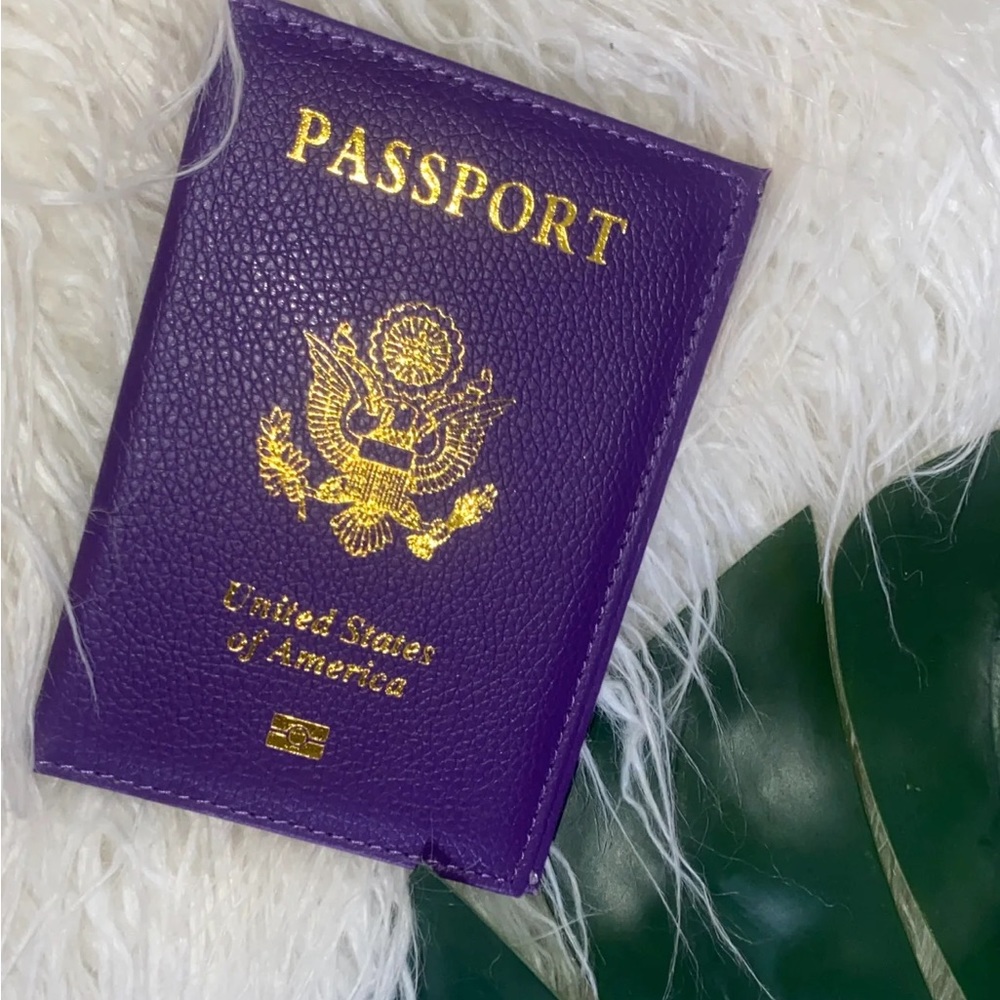 Purple Passport Cover